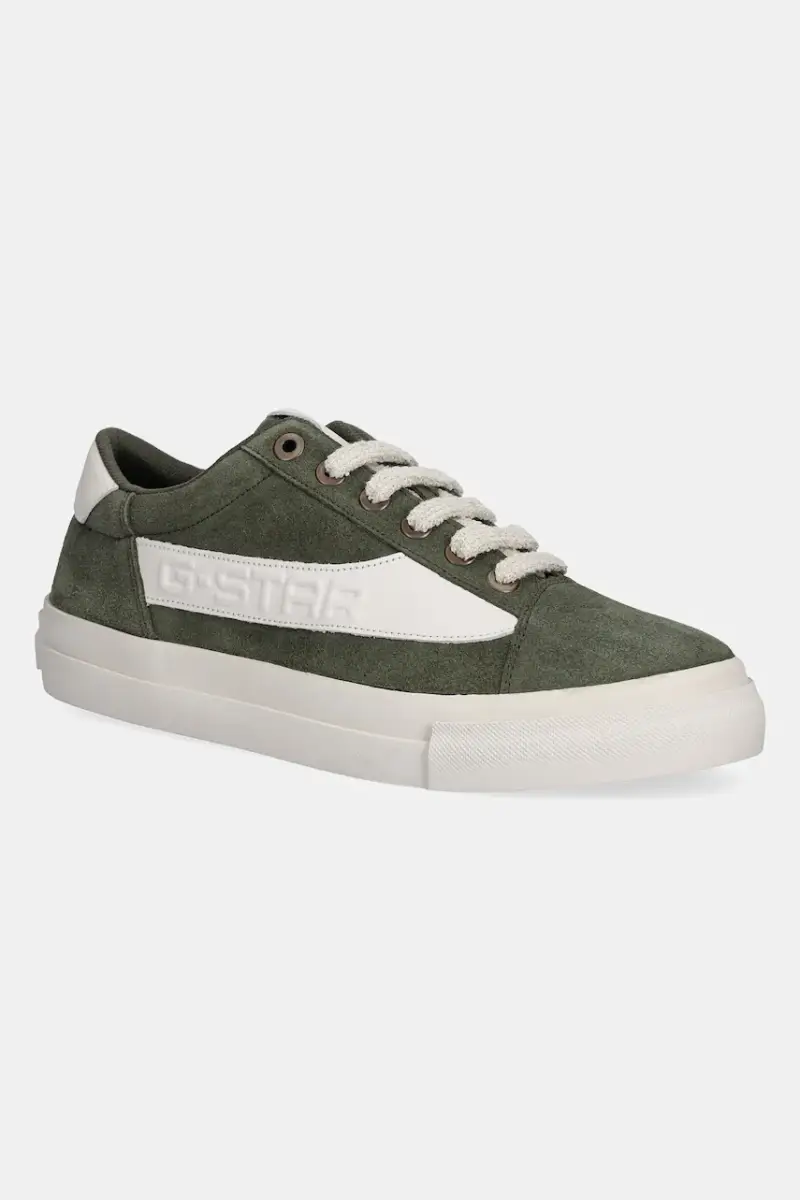 sneakers in pelle LOOM BSC M uomo colore verde D28160-01-H838