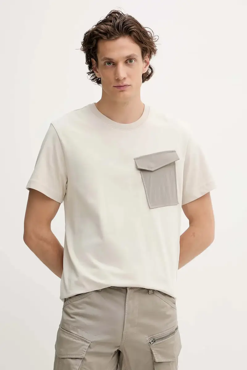 G-Star T-shirt Uomo Beige 3574139