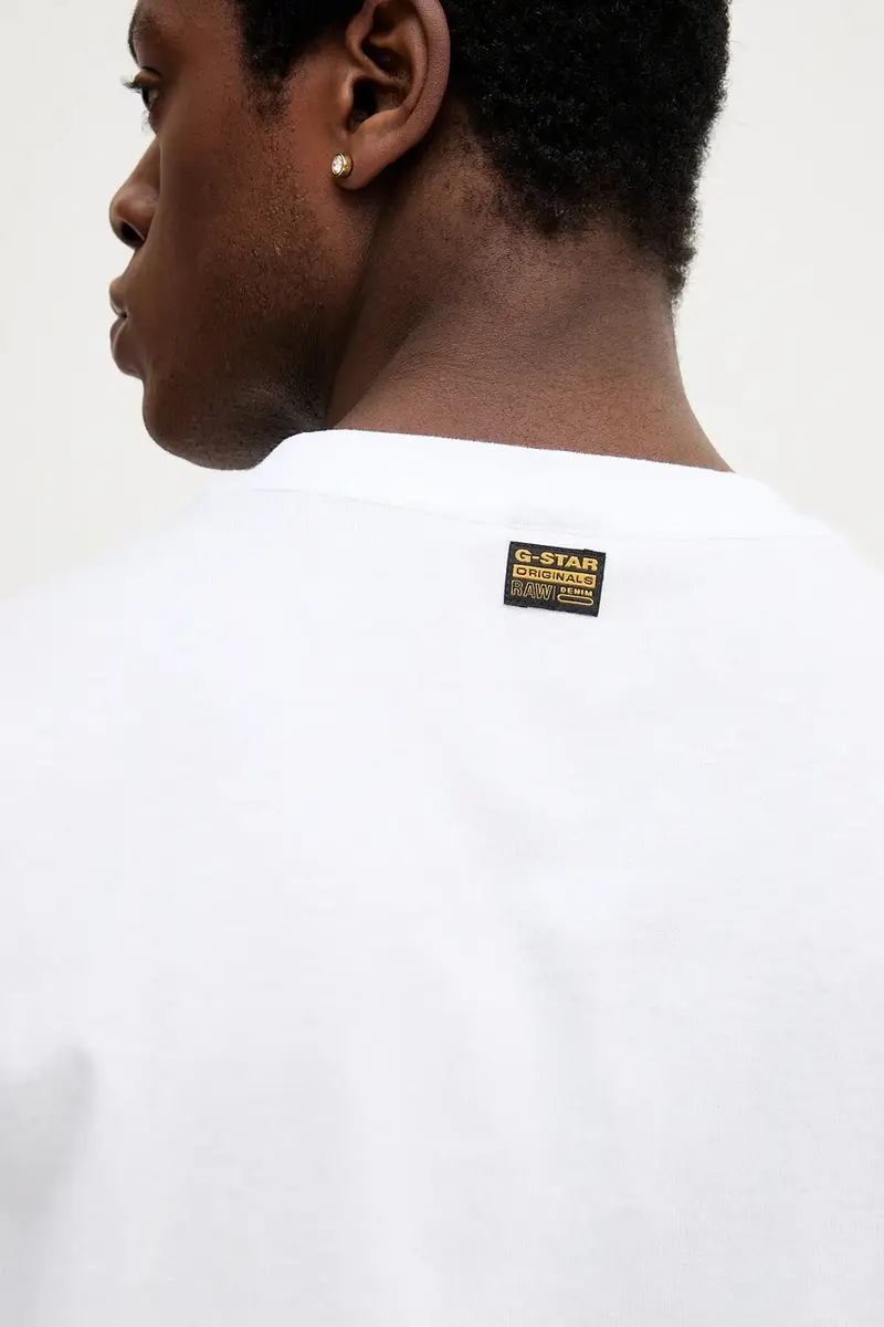 top a maniche lunghe in cotone colore bianco D26831.C336 miniatura 5