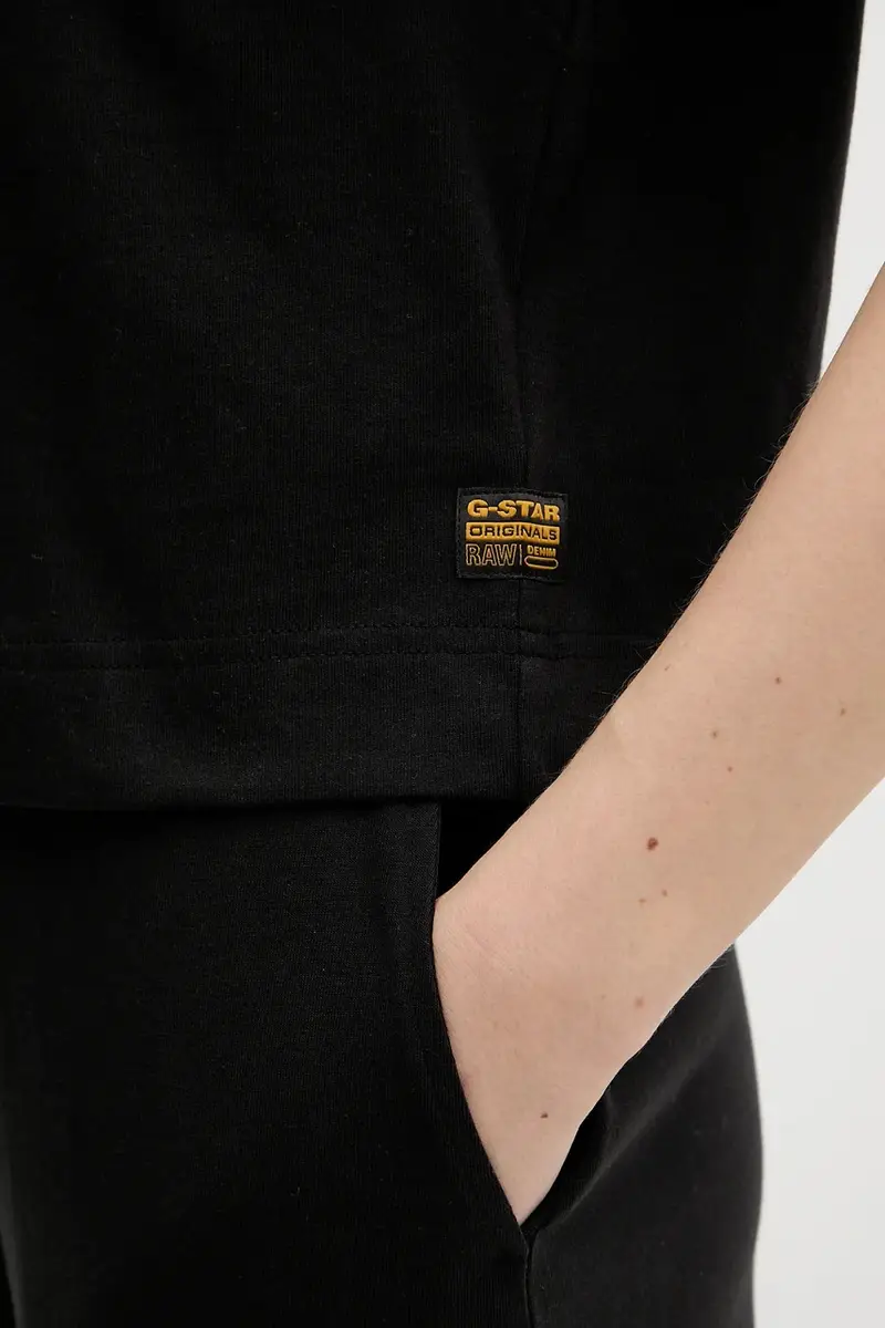 tuta in cotone colore nero D26101-B771 miniatura 5