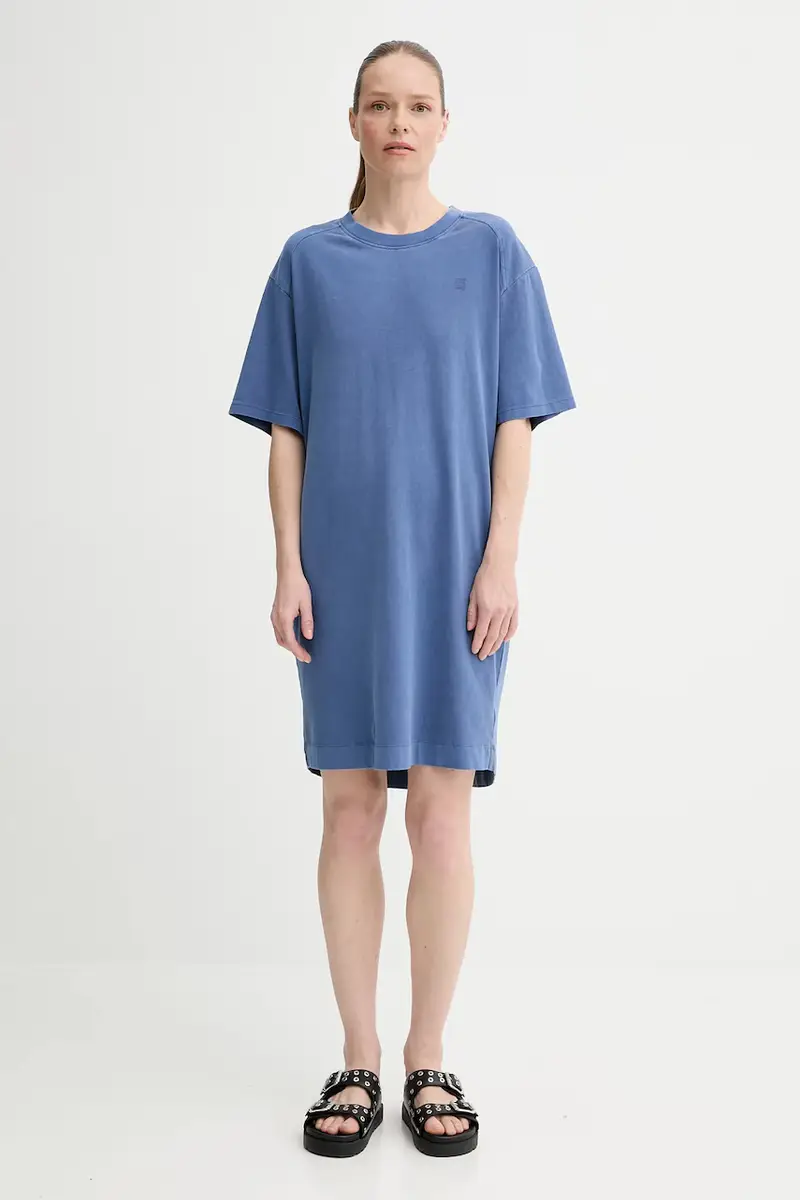 vestito colore blu D26095-C756 miniatura 2