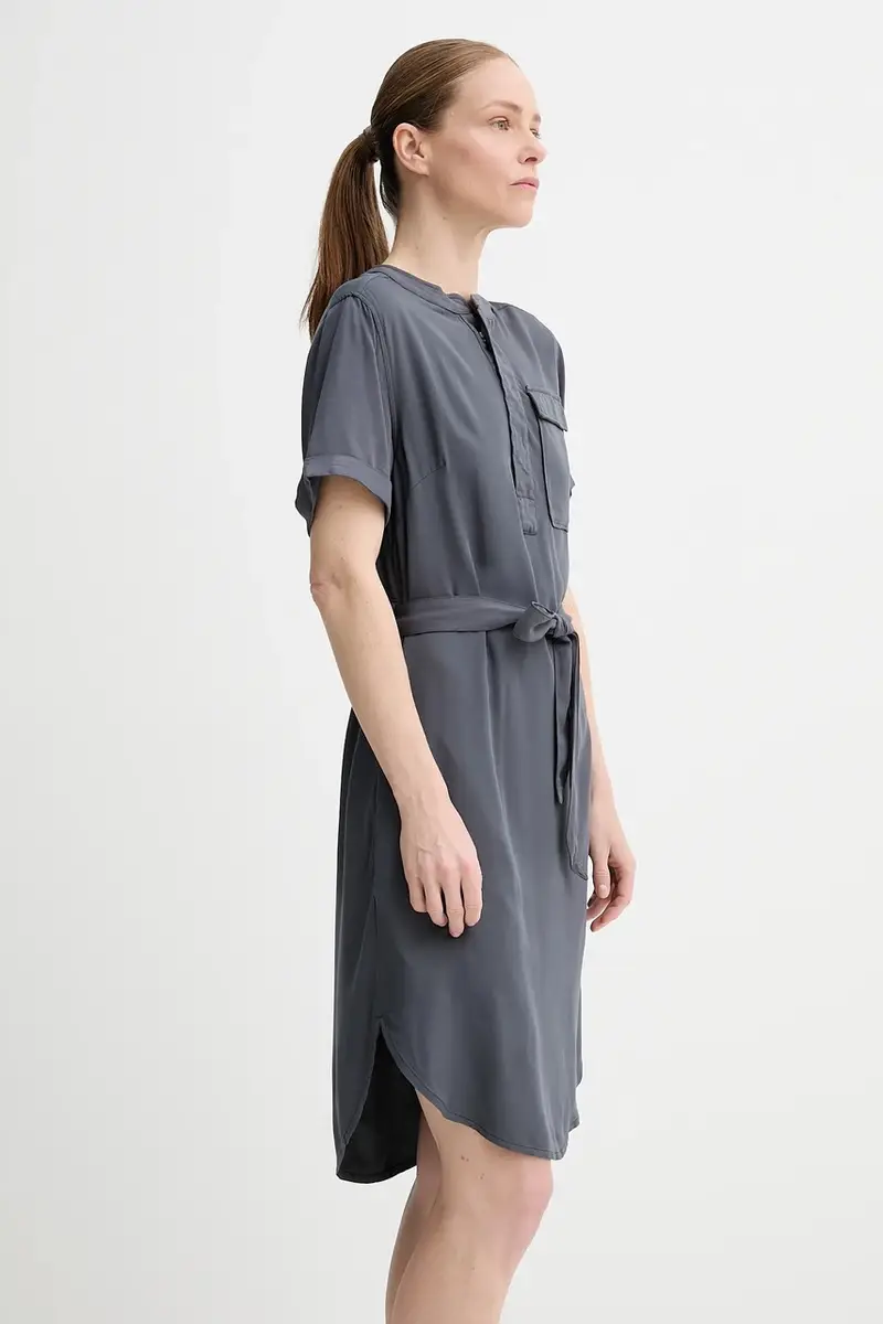 vestito colore grigio D26157-D573 miniatura 2