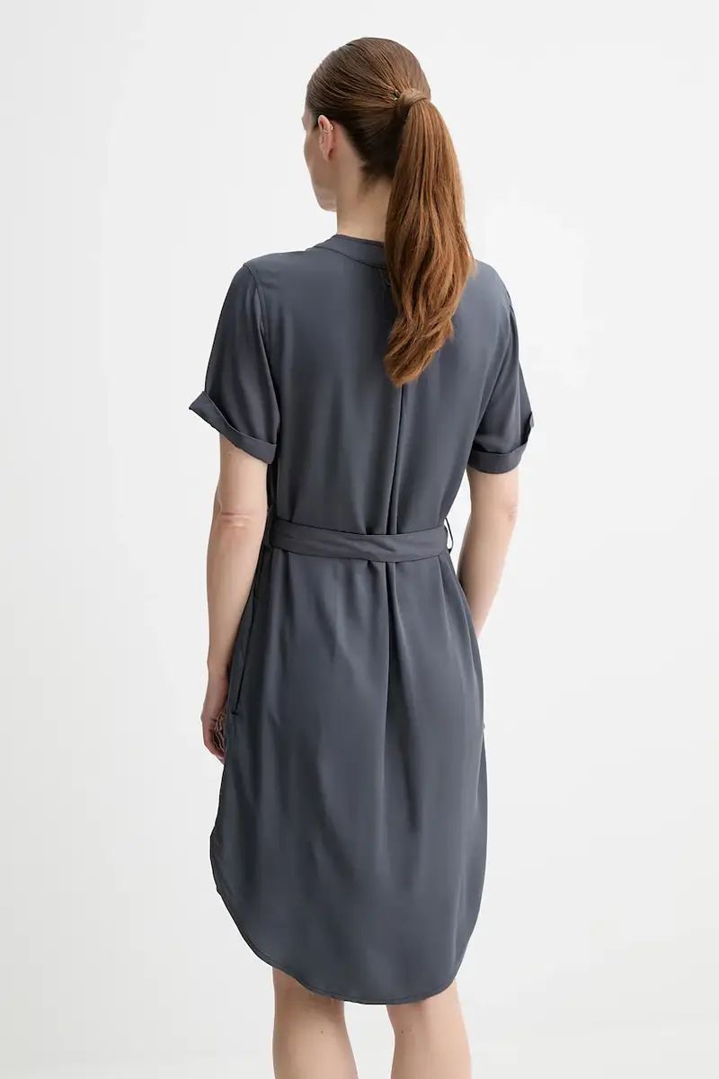 vestito colore grigio D26157-D573 miniatura 3