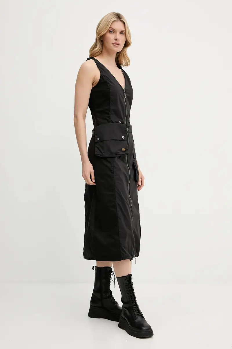 vestito colore nero D26288-D308 miniatura 2