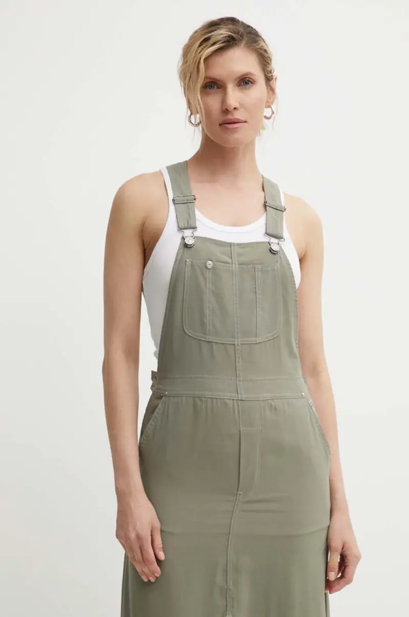 vestito colore verde D24620-D522 miniatura 2