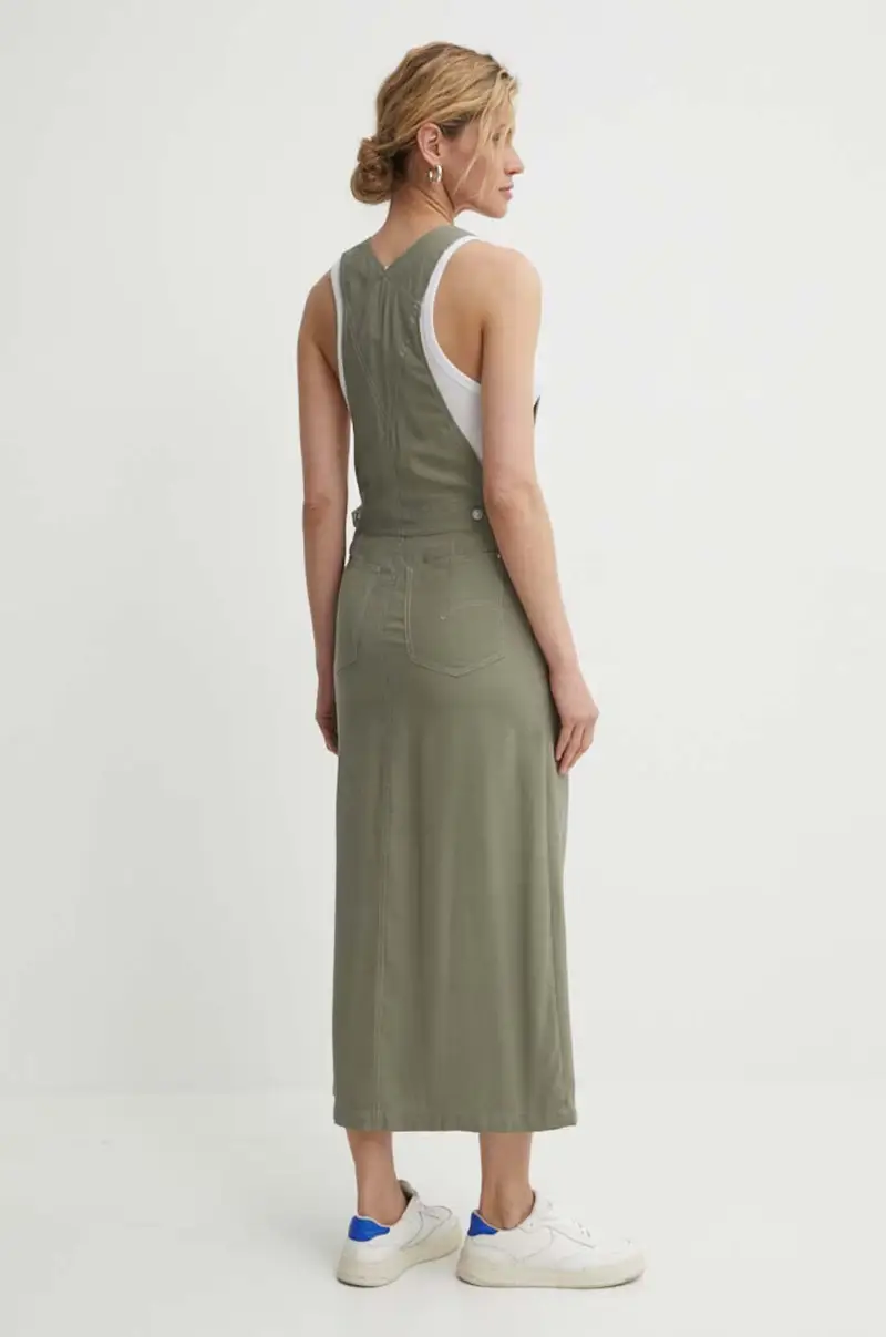 vestito colore verde D24620-D522 miniatura 3