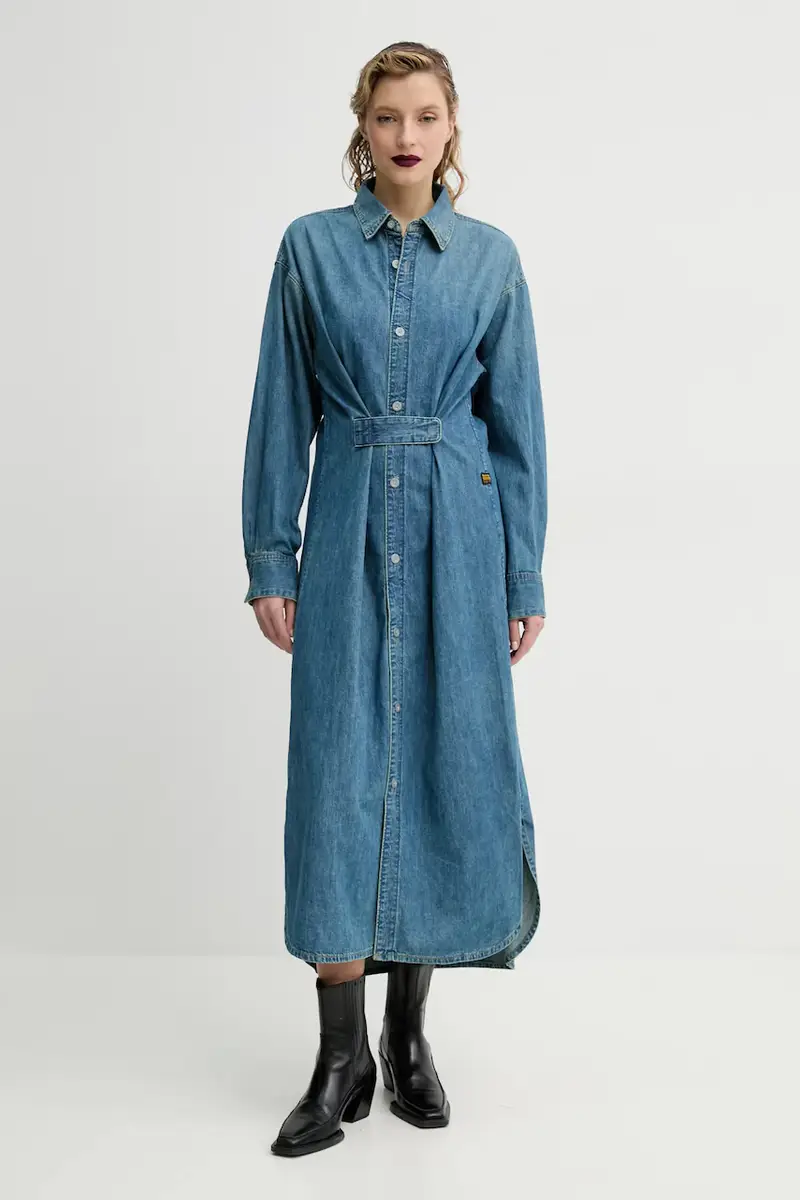 vestito di jeans colore blu D25183-D252