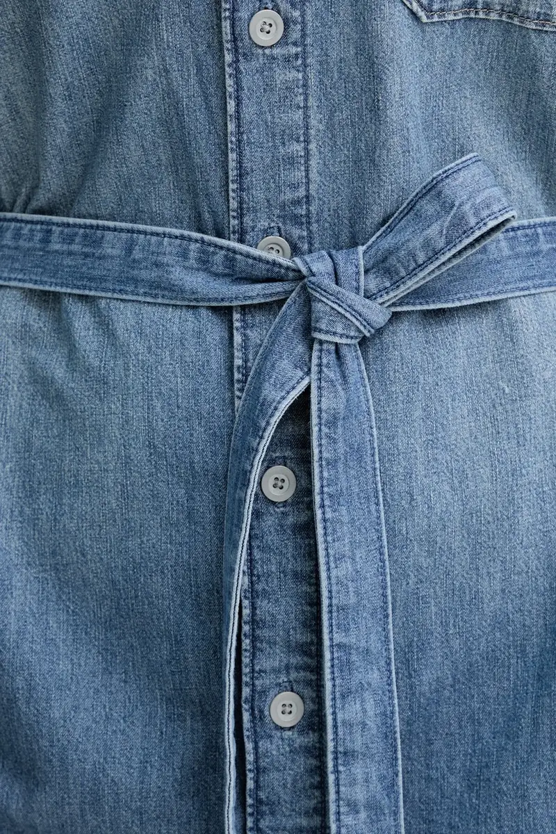 vestito di jeans colore blu D26814.D539 miniatura 5