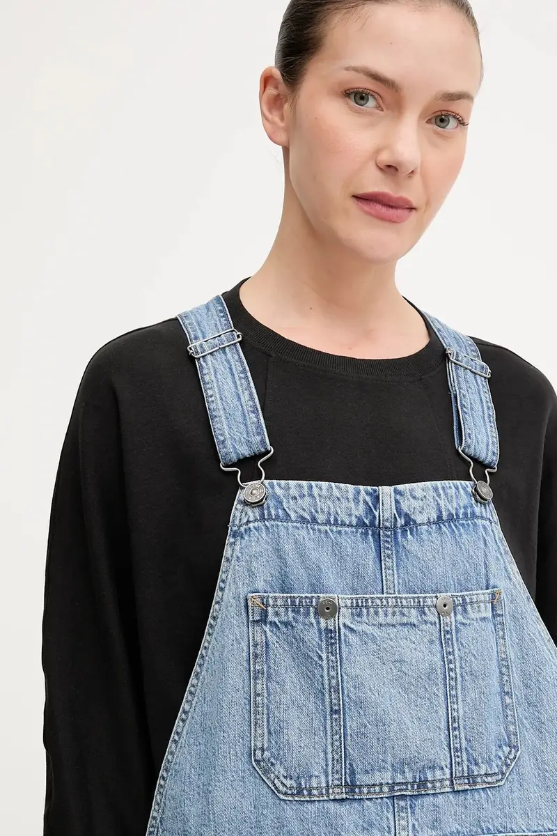 vestito di jeans colore blu D27734.D536 miniatura 4