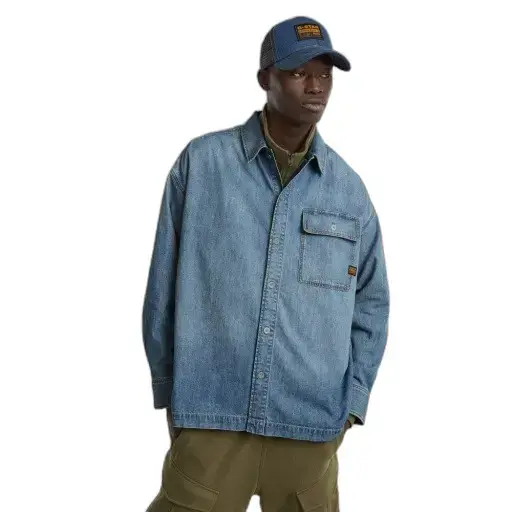 Vestito donna in denim G-Star Boxy Fit Flap