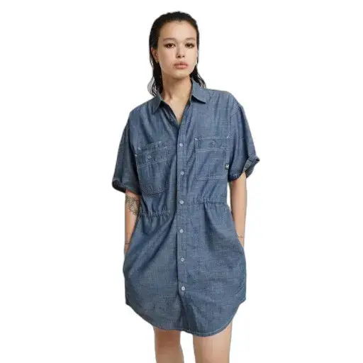Vestito donna in denim G-Star Drawcord