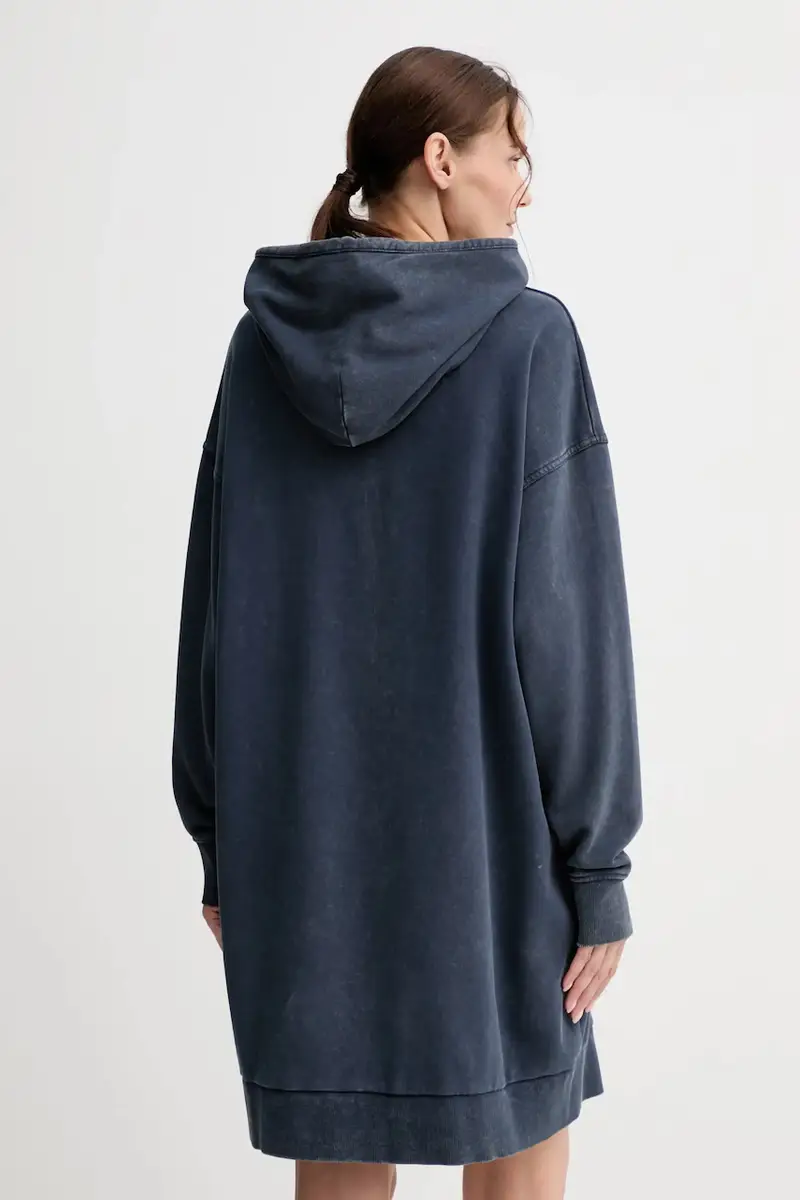 vestito in cotone colore blu D27165.D969 miniatura 3