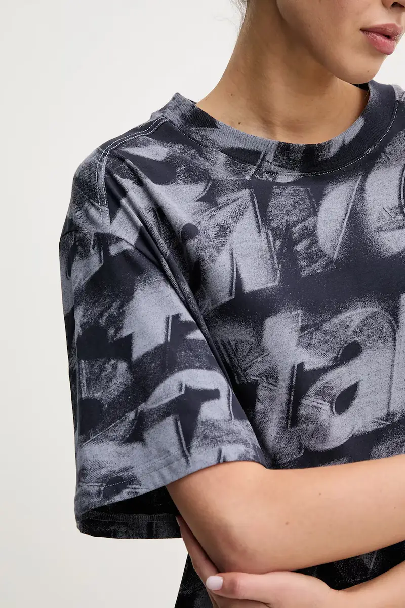 vestito in cotone colore blu navy D26082-D611 miniatura 5