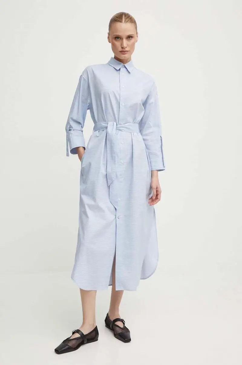 vestito in cotone D24625-D592 Multicolore miniatura 2