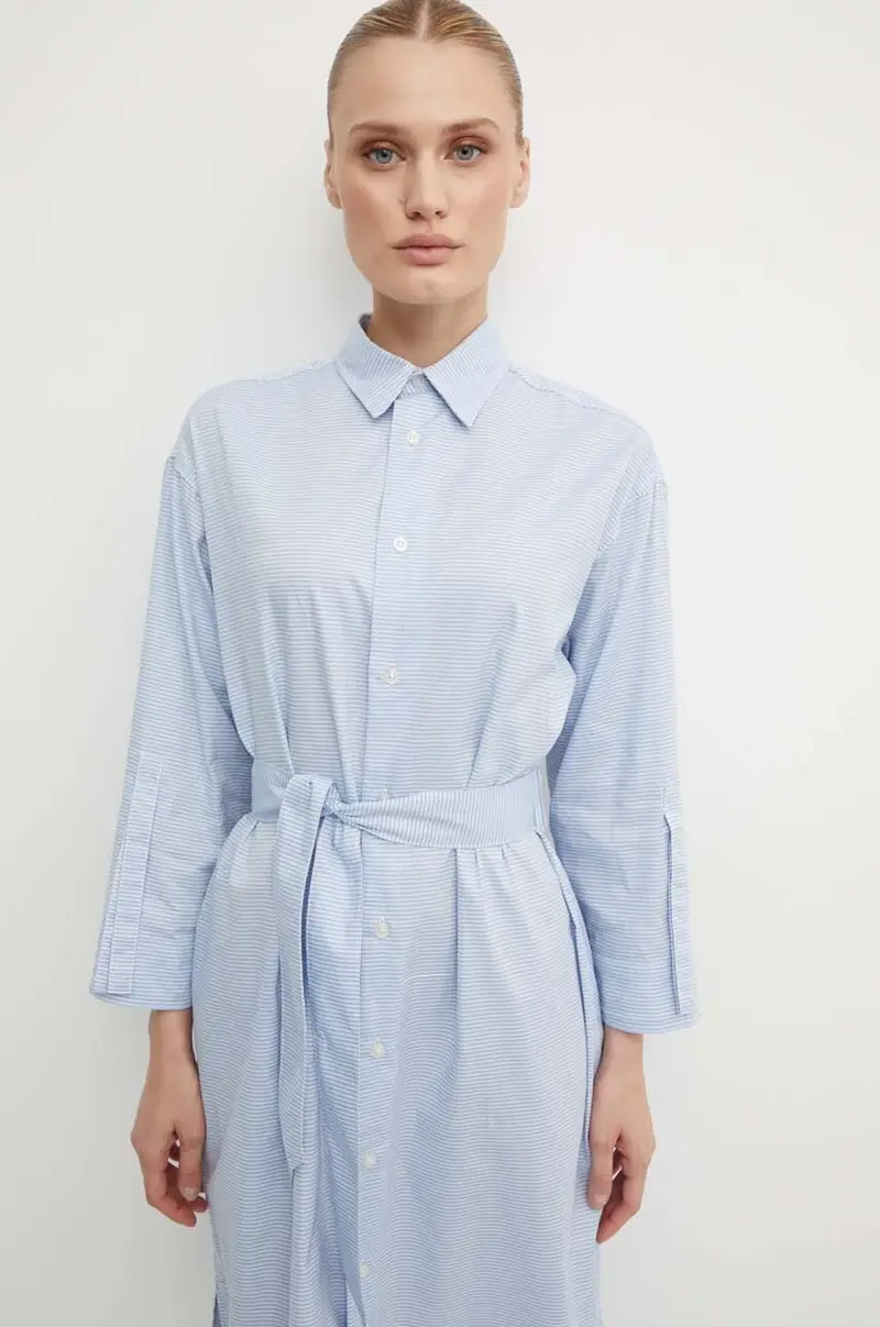 vestito in cotone D24625-D592 Multicolore miniatura 4