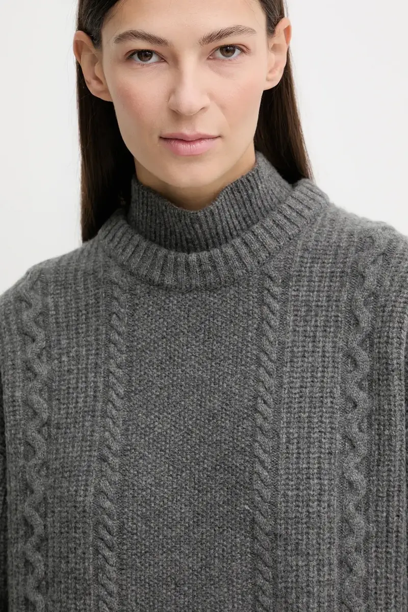 vestito in lana 0 Judee Cargo Grigio miniatura 4