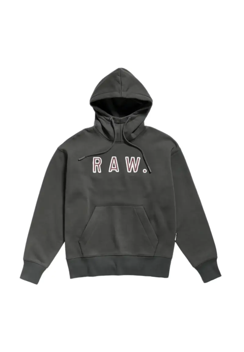 Vulcanic Raw Loose Hooded - S / Nero