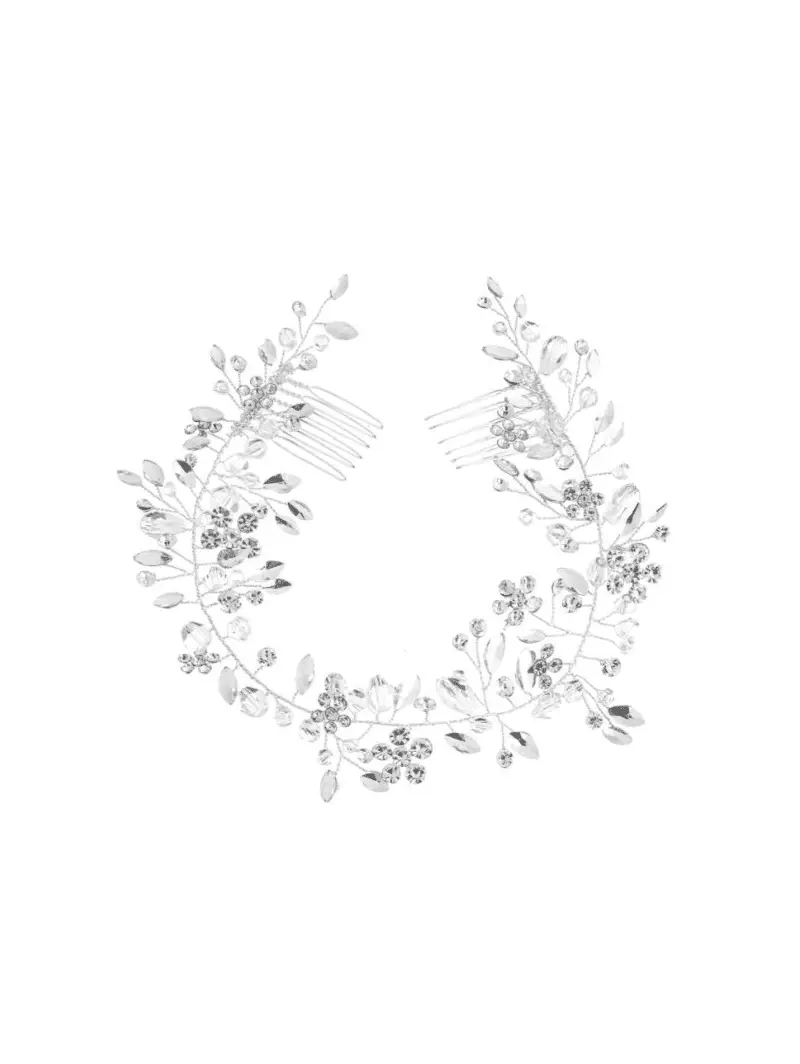 HB72624 Accessorio Capelli Sposa Argento