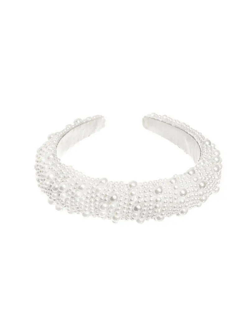 G. Westerleigh TR230219 Tiara con Perle Bianche