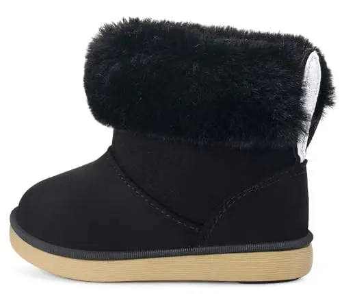 Gaatpot Stivaletti con Invernali Bambini Stivali da Neve per Ragazze Ragazzi Scarpe con Fodera Calda Morbide miniatura 2