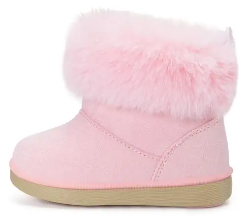 Gaatpot Stivali per Bambine Stivaletti da Neve Ragazze Fodera Scarpe con l’inverno Stivale con Calda Morbide miniatura 2