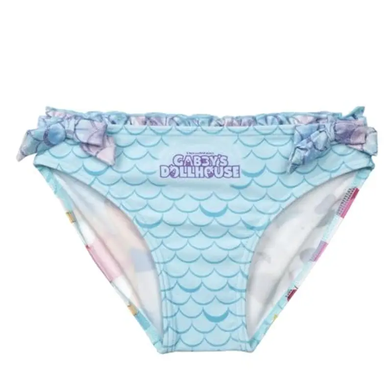 Gabby's Dollhouse - Bambina - Costume da Bagno Intero 1 Pezzo o Bikini 2 Pezzi o Monokini Mare Piscina - Licenza Ufficiale [2070 Monokini Azzurro - 4 Anni] miniatura 2