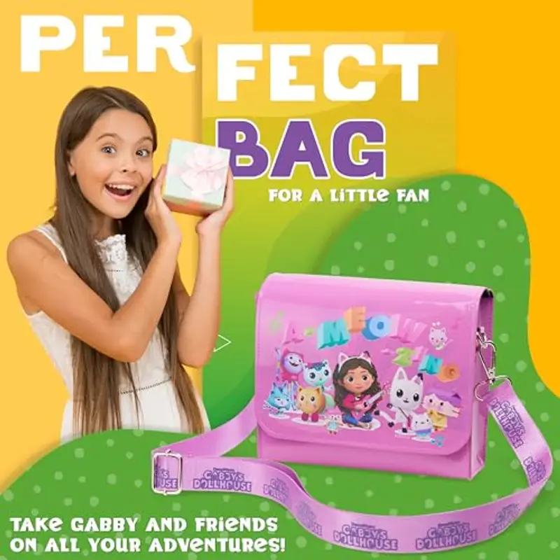Gabby's Dollhouse Borsa a tracolla Bambina Rosa 938391 miniatura 3