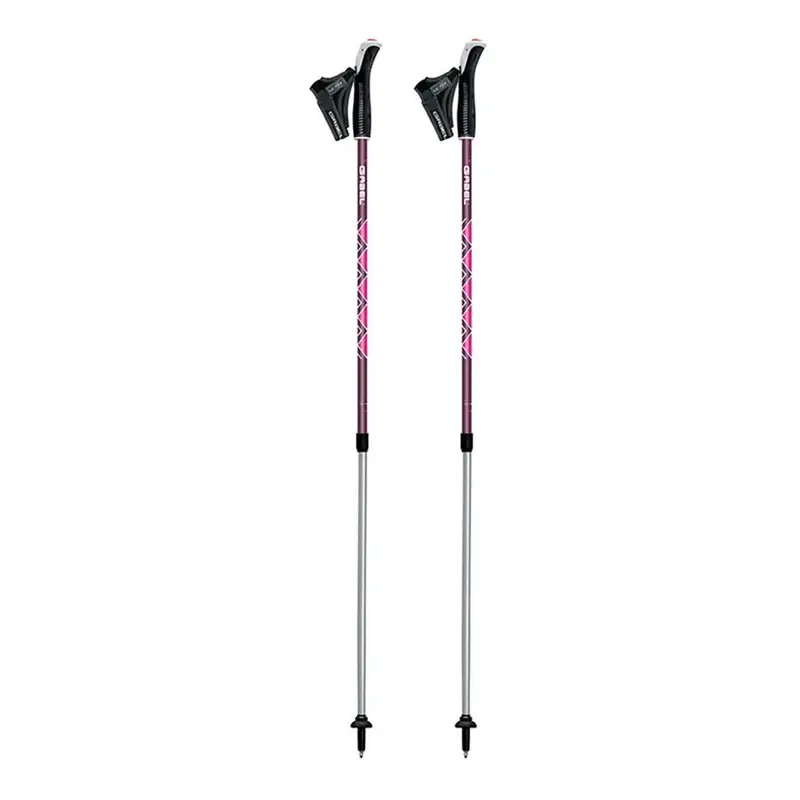 Bastoncini Trekking Ritmo 77-130Cm Fuxia TU