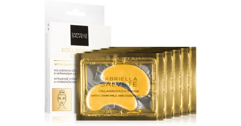 Collagen Gold maschera occhi contro gonfiori e occhiaie con collagene 5x2 pz