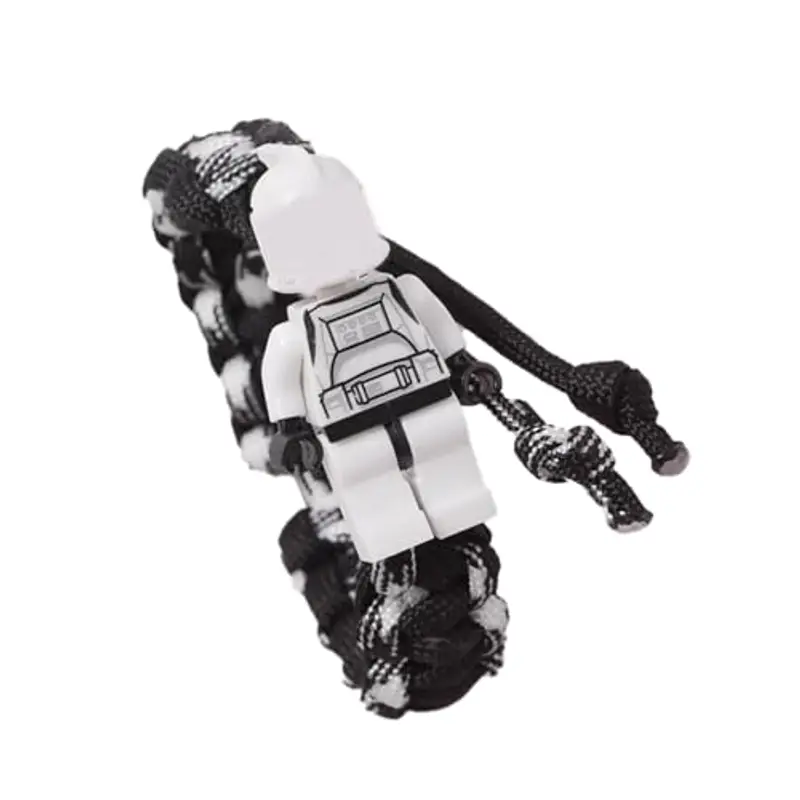 gadget compleanno bambini bracciale bambino Braccialetto con mattoncini bianchi e personaggio dei cartoni animati