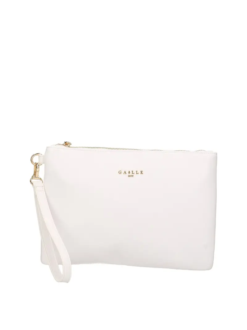 borsa pochette gaelle da donna - bianco