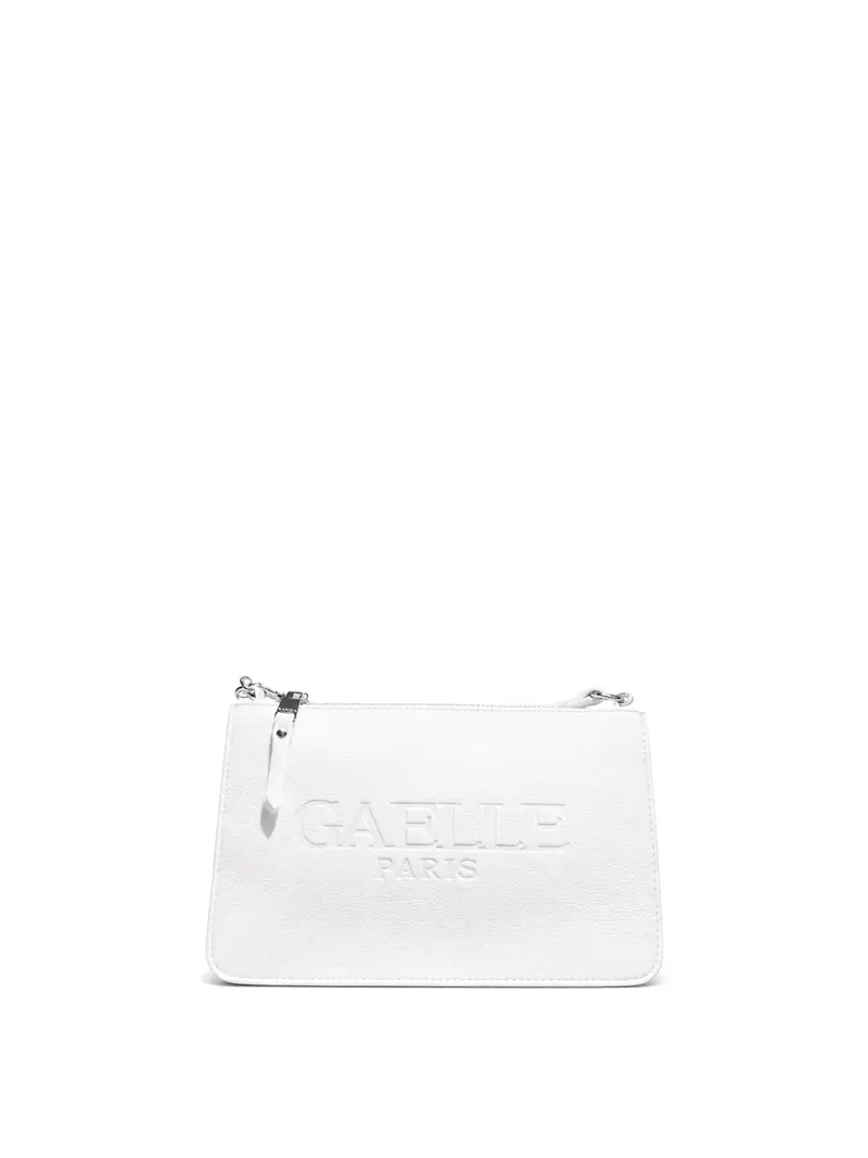 borsa pochette gaelle da donna - bianco