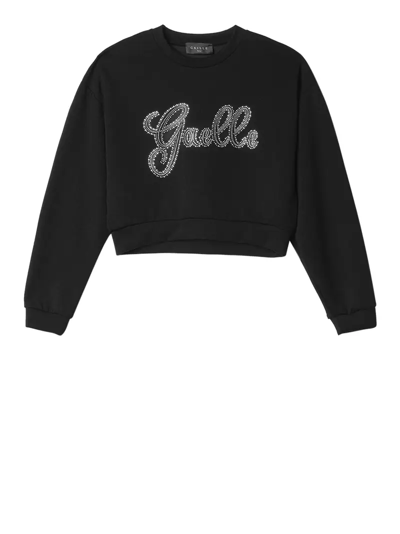 felpa gaelle da donna - nero