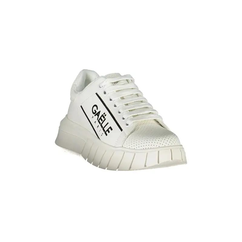 Scarpe Sneakers Donna Bianche con Dettagli a Contrasto Bianco miniatura 2