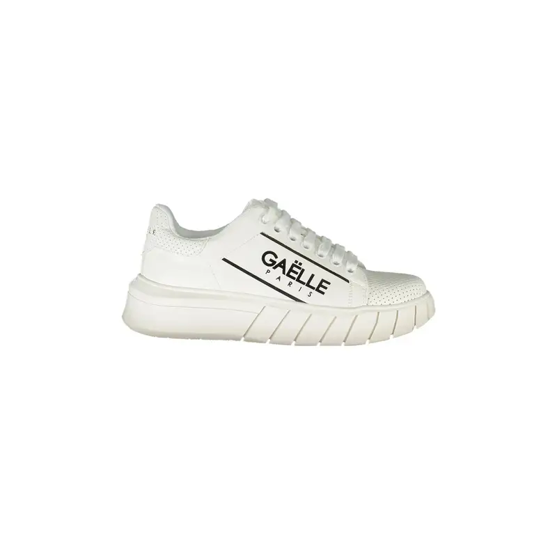 Scarpe Sneakers Donna Bianche con Dettagli a Contrasto Bianco