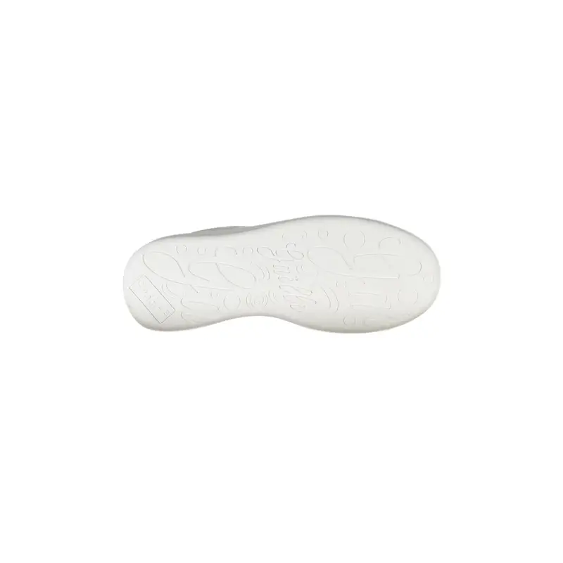 Scarpe Sneakers Donna Bianche con Lacci a Contrasto Bianco miniatura 2