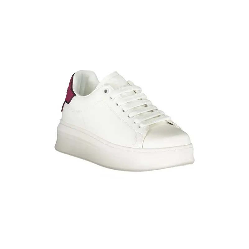 Scarpe Sneakers Donna Rosse con Dettagli a Contrasto Rosso miniatura 2