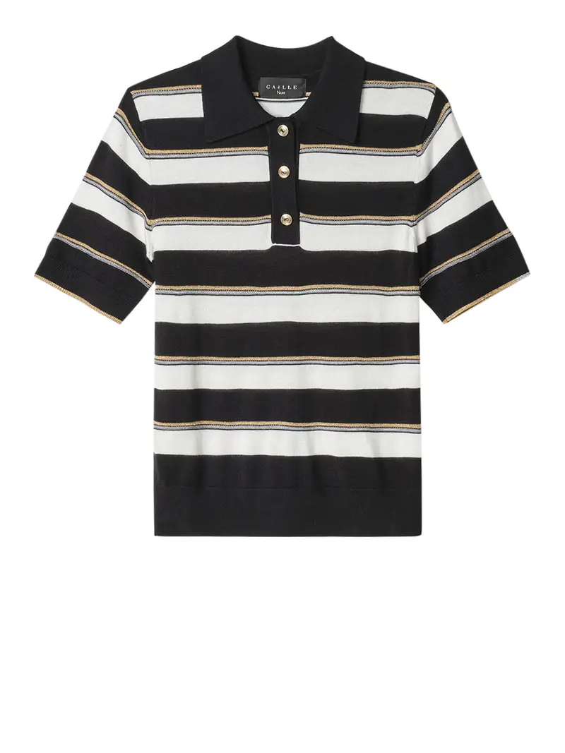 GAELLE Polo Donna Nero 3220246