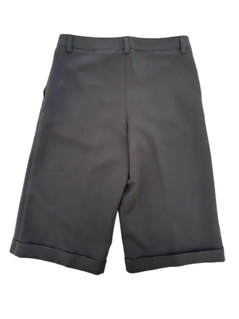 Gaelle shorts nero bambina in misto cotone classico logo sul bottone miniatura 2