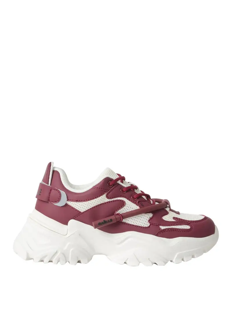 sneakers gaelle running in mesh da donna - bordeaux