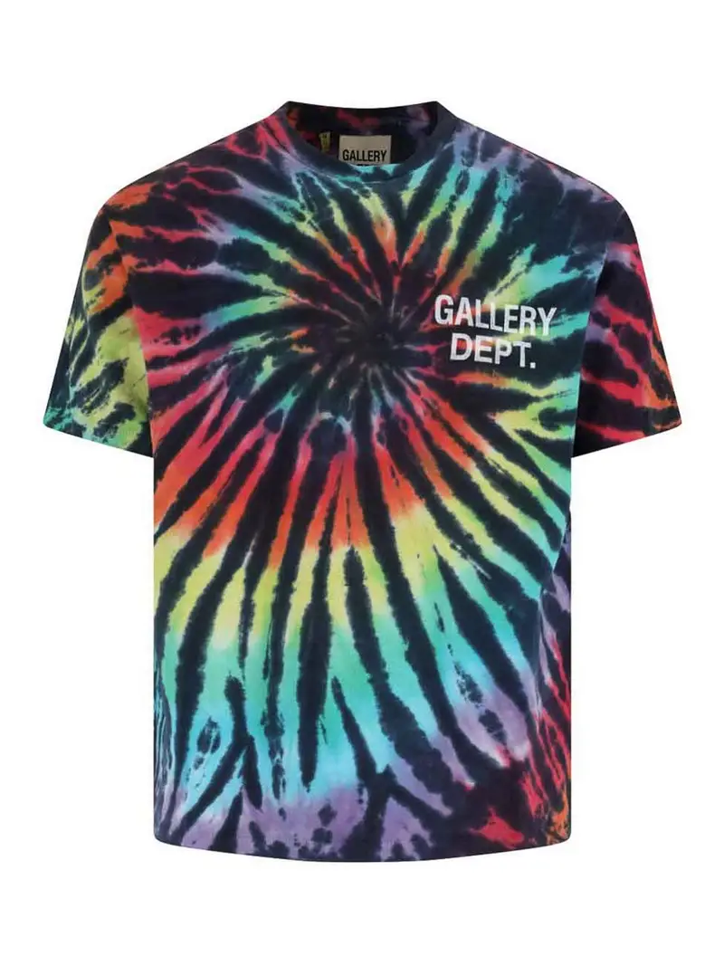 T-Shirt Stampa Tie-Dye Multicolore