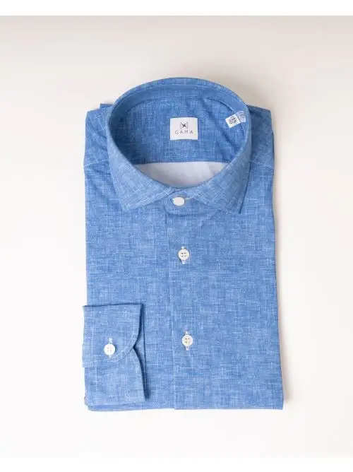 Camicia Tecnica Azzurra Blu miniatura 2