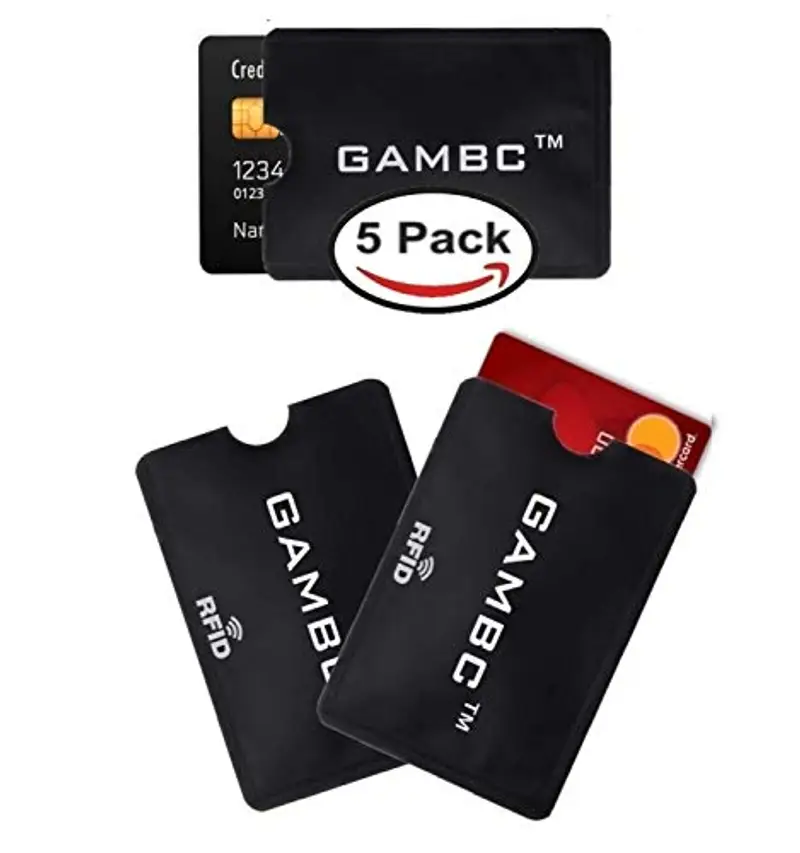 GAMBC Porta carte di credito Nero 943400
