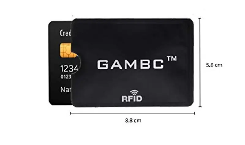GAMBC Porta carte di credito Nero 943400 miniatura 2