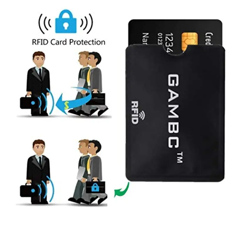 GAMBC Porta carte di credito Nero 943400 miniatura 3