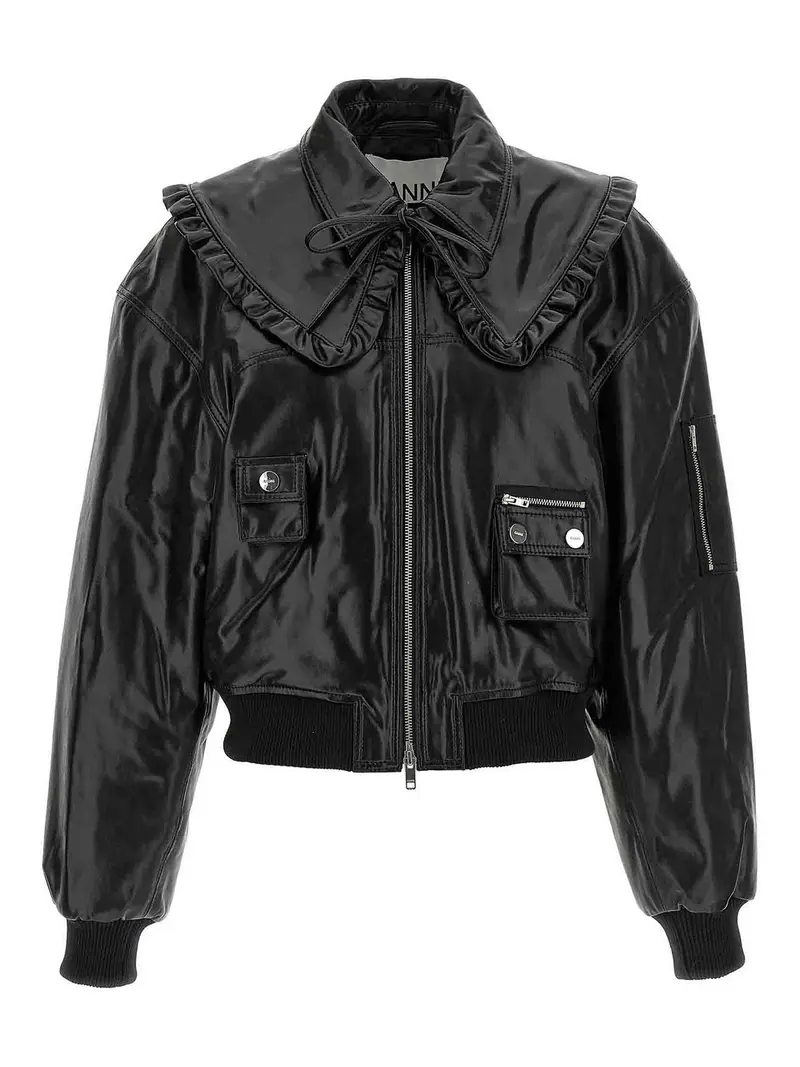 7093 Giubbotto bomber del futuro Nero