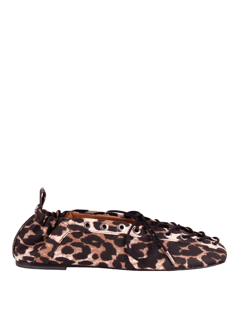 Ballerina Con Laccio Oleatex Animalier