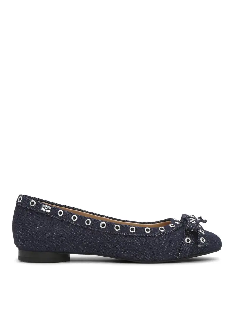Ganni Ballerine Blu 3274289