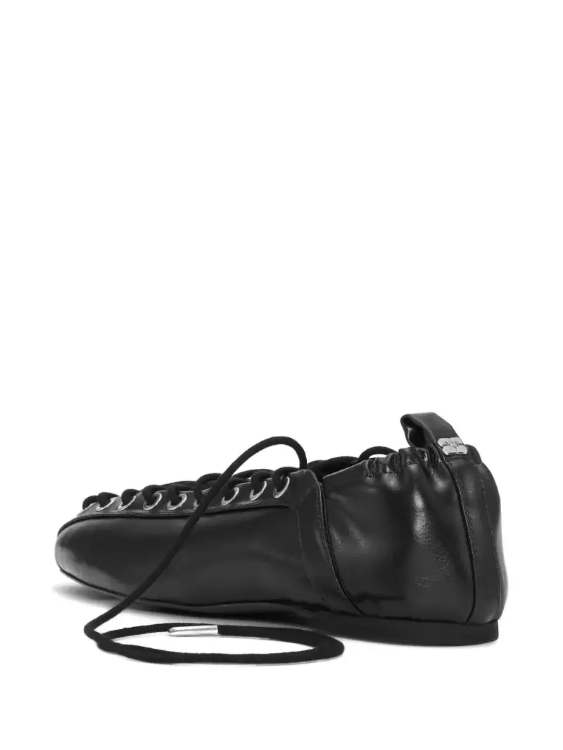 Ganni Ballerine Nero 4022623 miniatura 3