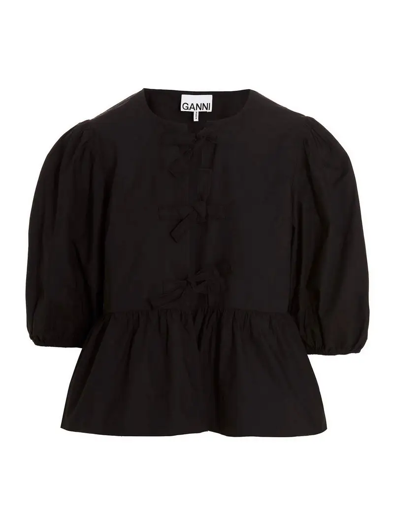 Blusa Pussy bow Nero